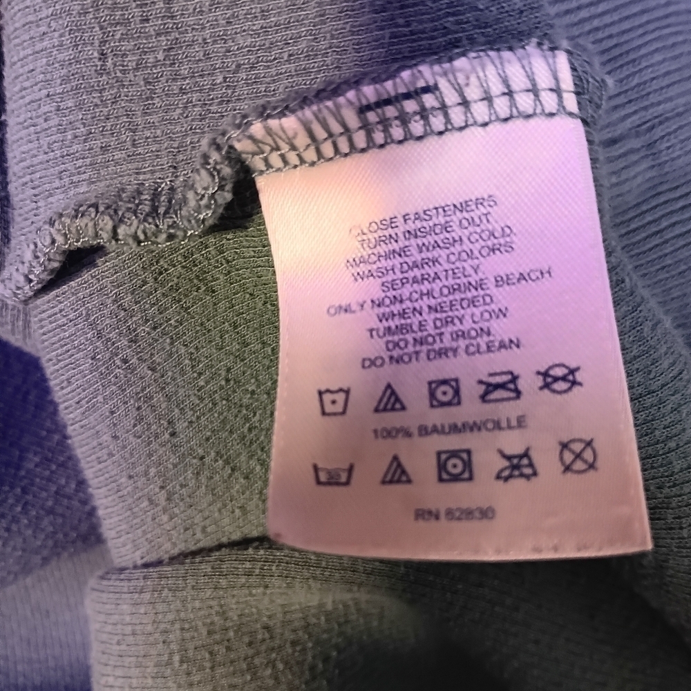 Lands end teal 1/4‎ zip pullover sz XL - Picture 6 of 7